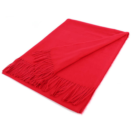 1 Dozen - 12 pieces Large Cashmere Feel Scarf Shawls Solid