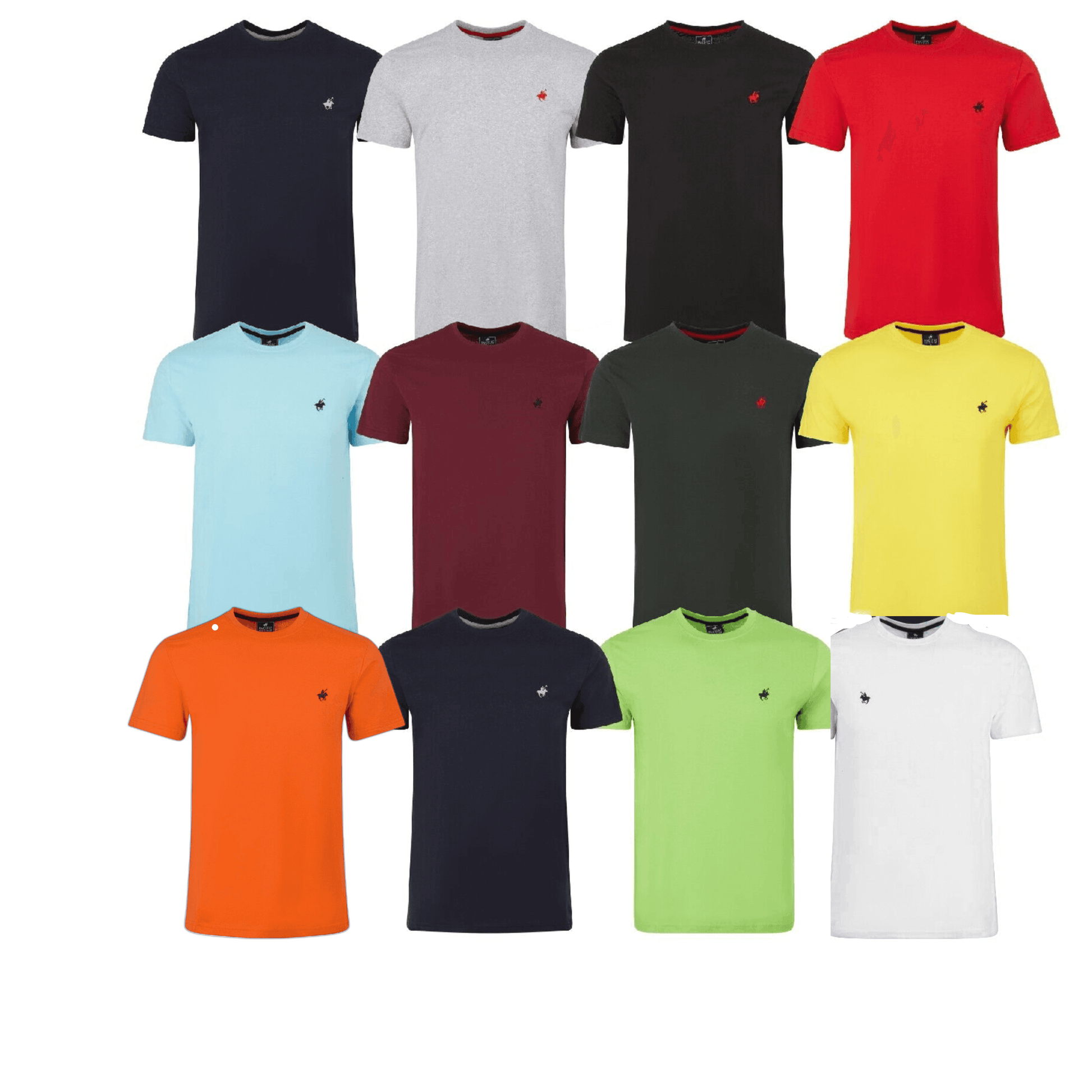 100% Cotton Men's Pacific Polo Club Short Sleeve T Shirts - PremiumBrandGoods