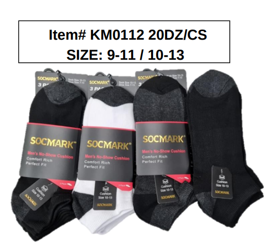 Style KM0112 Unisex Thick Socks 20DZ/BOX 9-11 , 10-13