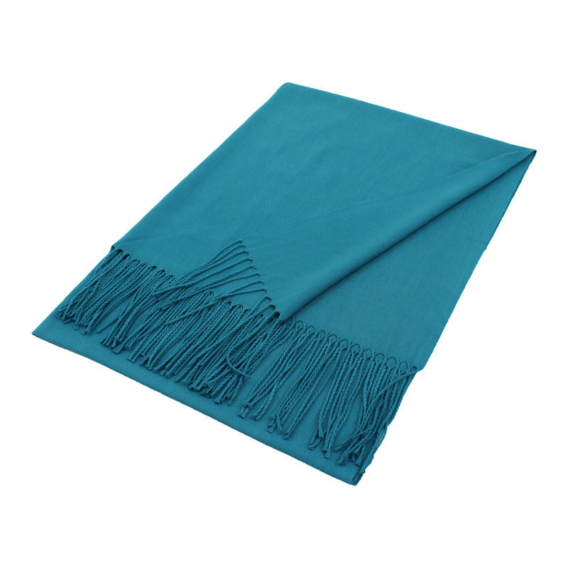 1 Dozen - 12 Pack of Solid Color Pashmina Scarf Shawls