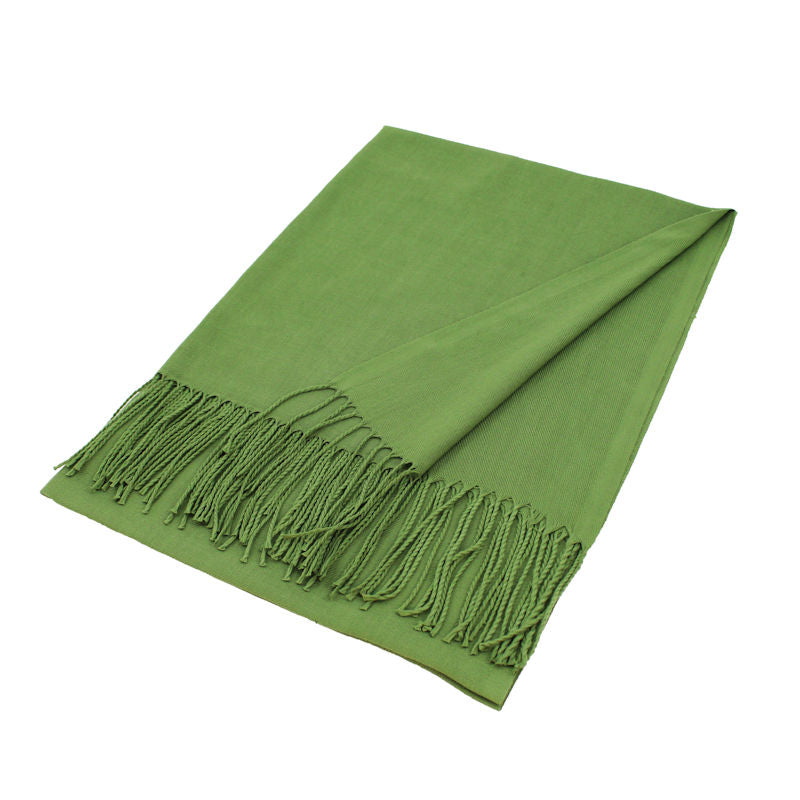 1 Dozen - 12 Pack of Solid Color Pashmina Scarf Shawls