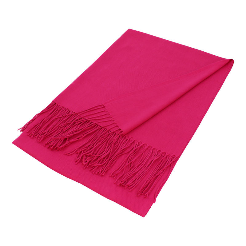 1 Dozen - 12 Pack of Solid Color Pashmina Scarf Shawls