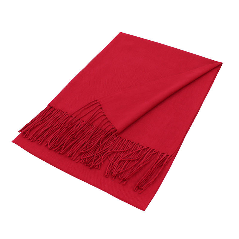 1 Dozen - 12 Pack of Solid Color Pashmina Scarf Shawls