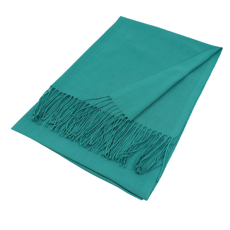 1 Dozen - 12 Pack of Solid Color Pashmina Scarf Shawls