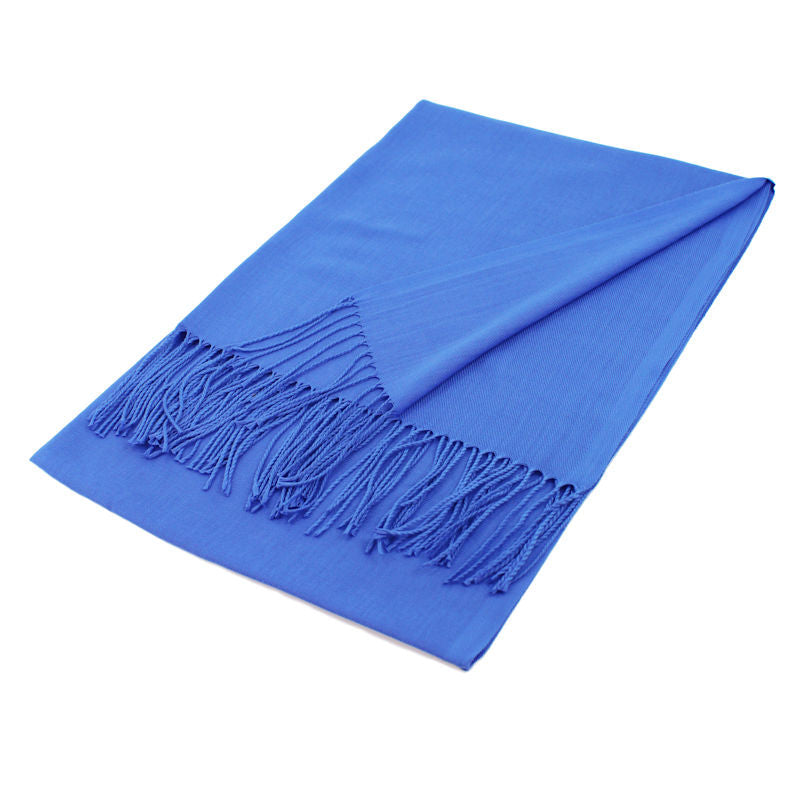 1 Dozen - 12 Pack of Solid Color Pashmina Scarf Shawls