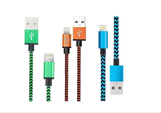 Charger Compatible for Iphone Cable Bundle 3 Pack (3 Sizes) - PremiumBrandGoods