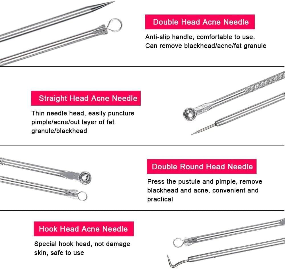 Ear Wax Removal Kit Cleaning Tool Earwax Pick Cleaner Curette Spoon Setstainless